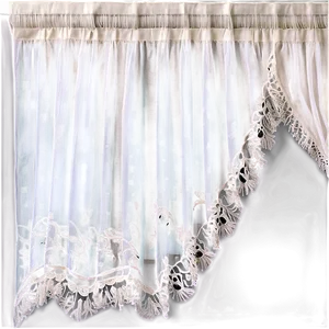 White Sheer Voile Curtains Png 06282024 PNG image