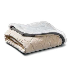 White Sherpa Blanket PNG 85