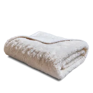 White Sherpa Blanket PNG Roc