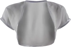 White Short Sleeve Blouse Mockup PNG image