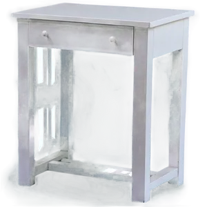 White Side Table Png Iyu38 PNG image