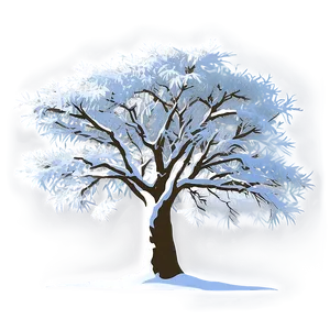 White Snow Tree Png Xhe97 PNG image