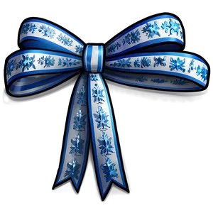 White Snowflake Gift Bow Png Bfj83 PNG image