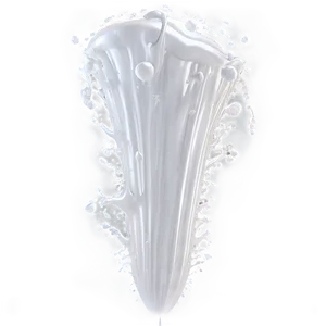 White Splash Drop PNG 06122024