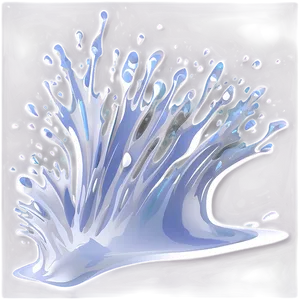White Splash Drop PNG 23