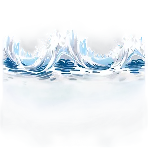 White Splash Wave PNG 65