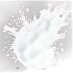 White Splatter Ink Drop PNG 23 PNG