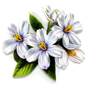 White Spring Flower PNG 05242024
