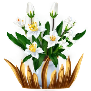 White Spring Flowers PNG 68 PNG