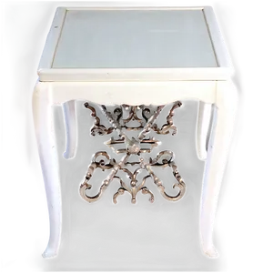 White Square Table PNG 11