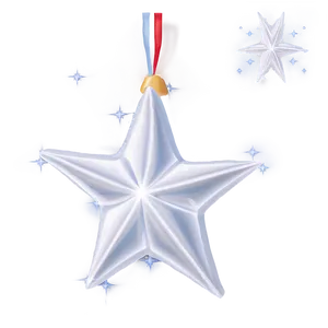 White Star For Decoration Png 05042024 PNG image