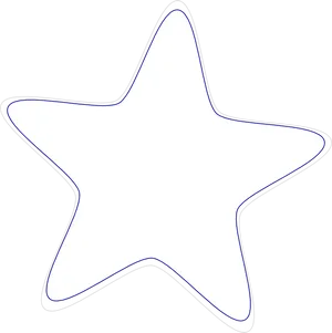 White Star Icon Black Background PNG image