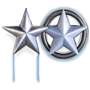 White Star With Halo Png 05042024 PNG image