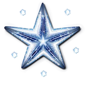 White Star With Sparkles Png 85 PNG image
