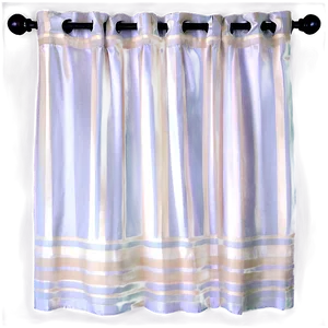 White Striped Curtains PNG 74