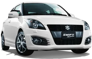 White Suzuki Swift Sport Car