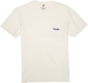 White T Shirt Branded Pocket Design PNG image