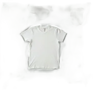 White T-shirt Flat Lay PNG Cos PNG