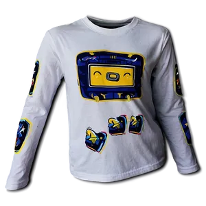 White T-shirt For Kids PNG 05252024