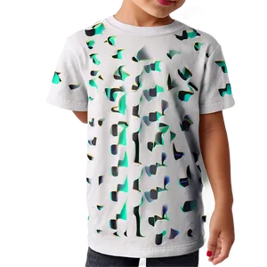 White T-shirt For Kids PNG Ynn31
