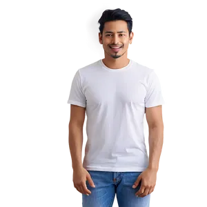 White T-shirt For Printing PNG 6