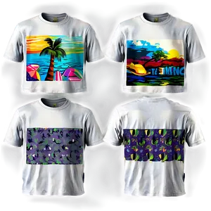 White T-shirt For Summer PNG 05252024 PNG