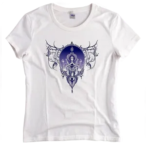 White T-shirt For Women PNG Eph