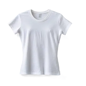 White T-shirt For Women PNG Qhx71