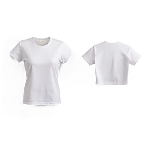 White T Shirt Mock Up Png 06262024 PNG image