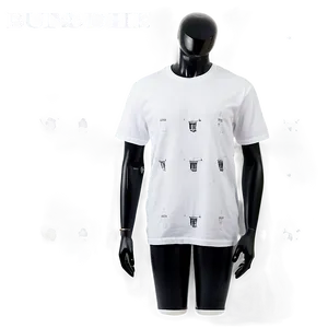 White T-shirt Mockup Bundle PNG Ups