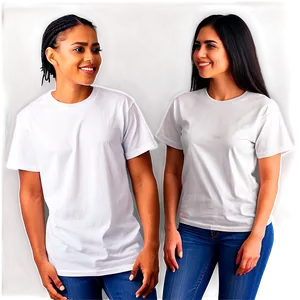 White T-shirt Mockup For Apparel Design PNG Aif84 PNG