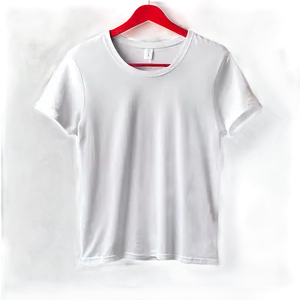 White T-shirt Mockup For Projects PNG 06132024