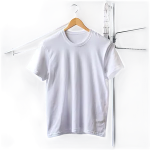 White T-shirt On Hanger PNG 31