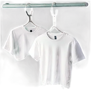 White T-shirt On Hanger PNG Sls