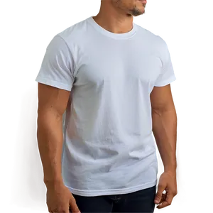 White T-shirt Side View PNG 05252024