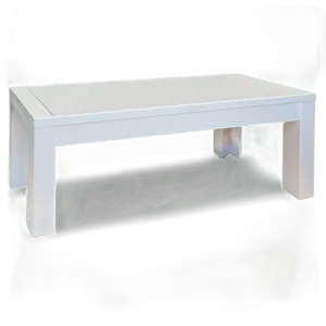 White Table For Kids PNG Moq PNG