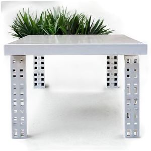 White Table Front View PNG 30 PNG