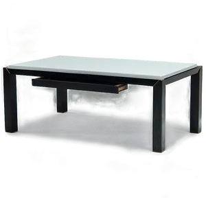 White Table With Black Legs PNG Aty PNG