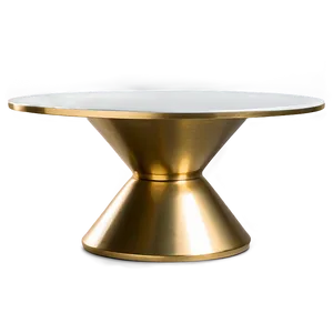 White Table With Gold Legs PNG Shq45 PNG