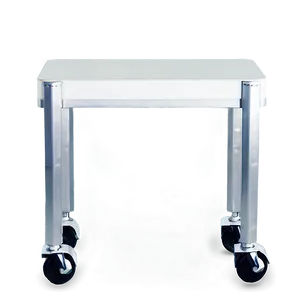 White Table With Wheels PNG 89