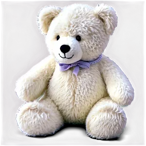 White Teddy Bear Png 7 PNG image