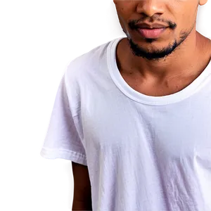 White Tee Closeup PNG Mag