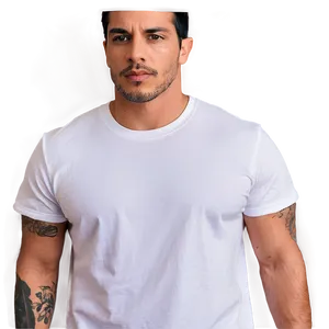 White Tee For Summer PNG Ptp PNG