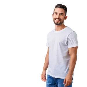 White Tee Graphic Design PNG Mxr41 PNG