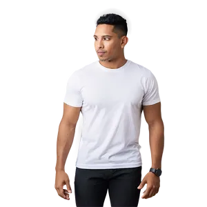 White Tee Layered Look PNG Yis89 PNG