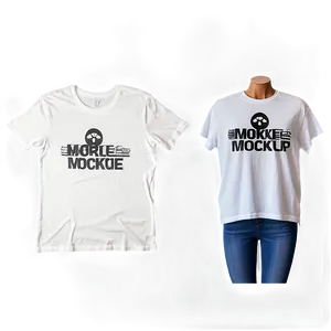 White Tee Mockup PNG 06272024