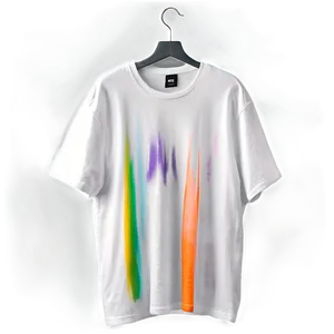 White Tee On Hanger PNG Lkd