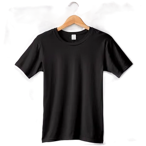 White Tee On Hanger PNG Rkg