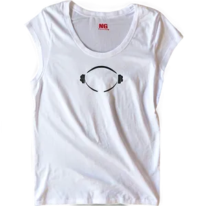 White Tee On Model PNG Inn59 PNG
