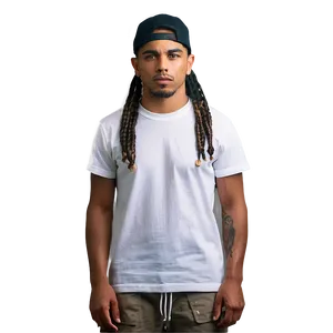 White Tee Street Style PNG Jcf PNG